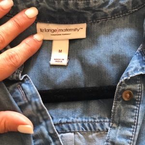 Liz Lange Maternity Denim Top
